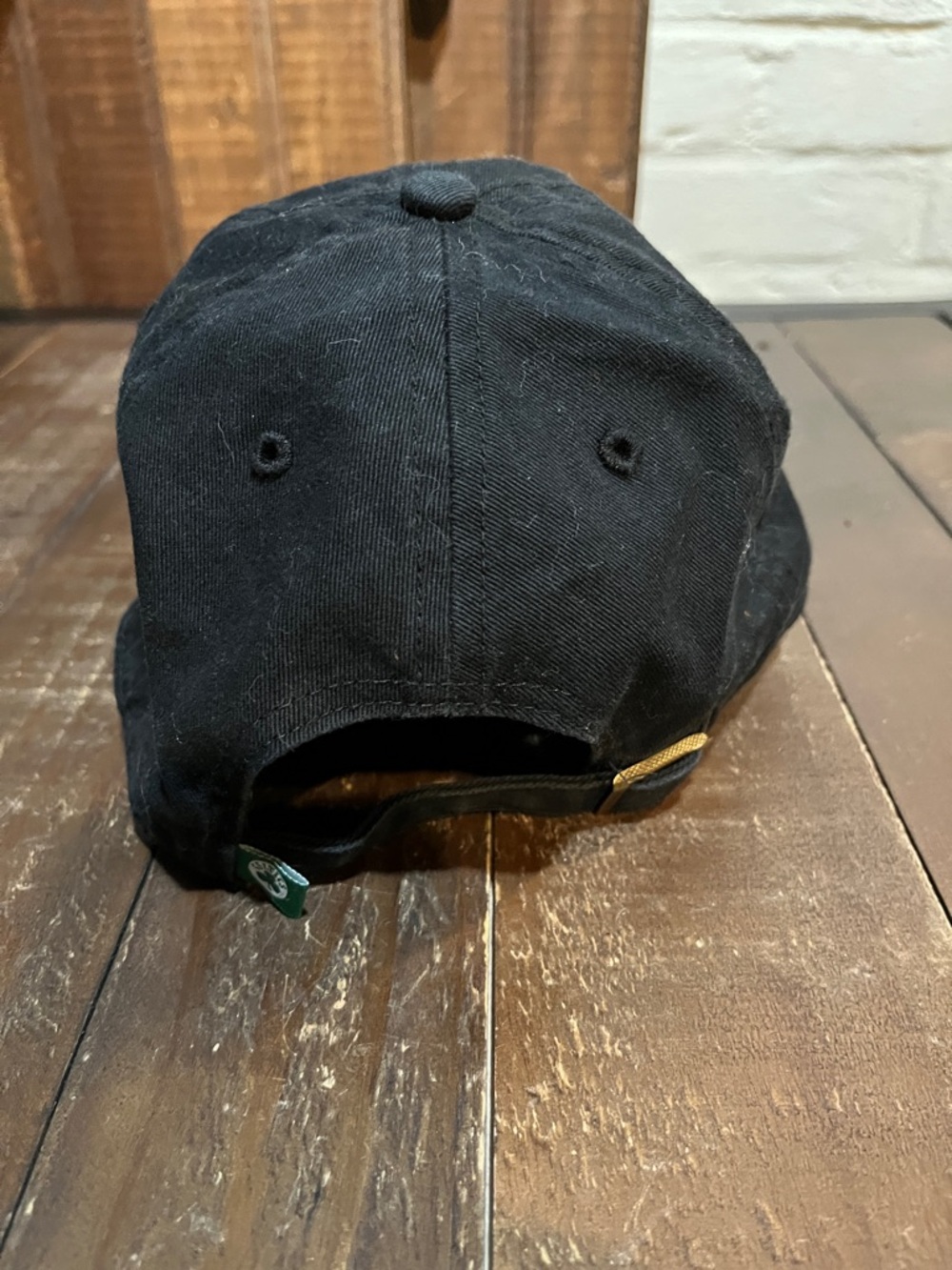 '47 Black Cap with Green and White Team Patch - Picture 3 of 5